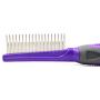 Hertzko Long and Short Teeth Comb Grooms Your Pet’s Top Coat and Undercoat at Once - Suitable for Dogs and Cats