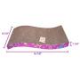 Cat Scratcher Pad with Catnip - Cat Cardboard Scratch Durable Scratching Pad Reversible