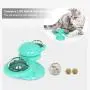 WWYM Windmill Cat Toy, Funny Kitten Windmill Lighting Ball, Massage Scratching Tickle Hair Brush, Clean Tooth Brush - Pet Molar Stick,Blue WWYM Windmill Cat Toy, Funny Kitten Windmill Lighting Ball, Massage Scratching Tickle Hair Brush, Clean Tooth Brush - Pet Molar Stick,Blue