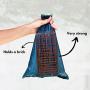 Dog Waste Bags Refill Rolls, 9x13 inches, Unscented Large Poop Bags for Dogs, Extra Thick and Strong, Block Odor & Guaranteed Leak Proof, Easy Open, Black and Opaque Heavy Duty Doggie Bags for Poop