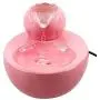 THMY Ceramic Cat Drinking Water Fountain, 1.3 Liters Pet Water Fountains for Cats and Dogs, Electric Pet Water Dispenser with Quiet Pump - Pink Lotus Style THMY Ceramic Cat Drinking Water Fountain, 1.3 Liters Pet Water Fountains for Cats and Dogs, Electric Pet Water Dispenser with Quiet Pump - Pink Lotus Style