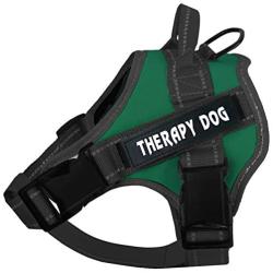 voopet No Pull Service Dog Harness,Therapy Dog Vest Harness with Reflective Straps,Lightweight Breathable and Adjustable Pet Halters,Easy On and Off Pet Vest Harness for Small Medium Large Dogs