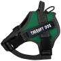 voopet No Pull Service Dog Harness,Therapy Dog Vest Harness with Reflective Straps,Lightweight Breathable and Adjustable Pet Halters,Easy On and Off Pet Vest Harness for Small Medium Large Dogs