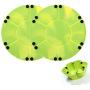 LERTREE 2 Pack Dog Cat Folding Bowl Easy to Carry Non-Slip Pet Storage Bowl Outdoor Dog Flying Disc Saucer Toy for Interactive Play & Eating Dishes