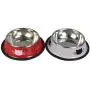 Yasma Cat Bowls Stainless Steel Pet Cat Bowl Kitten Rabbit Cat Dish Bowl with Cute Cats Painted cat Food Dish Easy to Clean Durable Cat Dish for Food and Water (red+Grey) Yasma Cat Bowls Stainless Steel Pet Cat Bowl Kitten Rabbit Cat Dish Bowl with Cute Cats Painted cat Food Dish Easy to Clean Durable Cat Dish for Food and Water (red+Grey)