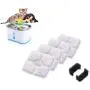 Beacon Pet New Square Filters for Cat Fountain, 4 Pack Activated Carbon Charcoal Replacemen Filter +2 Pack Sponge Set , Suitable for 2.5L Upgrade Pet Fountain Cat Dog Pets Drink Water Beacon Pet New Square Filters for Cat Fountain, 4 Pack Activated Carbon Charcoal Replacemen Filter +2 Pack Sponge Set , Suitable for 2.5L Upgrade Pet Fountain Cat Dog Pets Drink Water