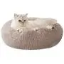 Loves cabin 24in Cat Beds for Indoor Cats - Cat Bed with Machine Washable, Waterproof Bottom - Taupe Fluffy Dog and Cat Calming Cushion Bed for Joint-Relief and Sleep Improvement Loves cabin 24in Cat Beds for Indoor Cats - Cat Bed with Machine Washable, Waterproof Bottom - Taupe Fluffy Dog and Cat Calming Cushion Bed for Joint-Relief and Sleep Improvement