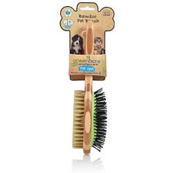 Greenbone All Natural Bamboo Pet Grooming Brushes - Made from Sustainable Materials