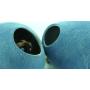 Kivikis Cat Bed, House, Cave, Nap Cocoon, Igloo, 100% Handmade from Sheep Wool (XL 17-26 pounds cat, Sky Blue)