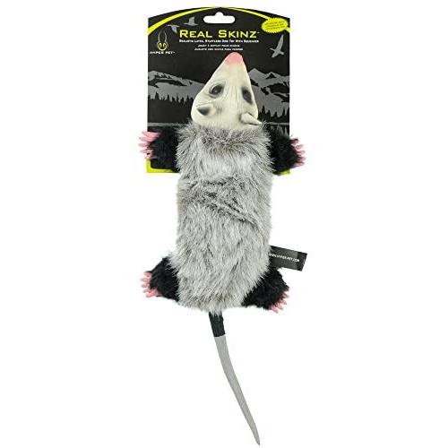 Hyper Pet Real Skinz Plush Dog Toys with Squeaker