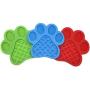 Tysons Pet Treats Dog Lick Mat, Bath & Grooming Slow Feeder, Distraction Device, Powerful Suction Cups on The Back, Training-Just Add Peanut Butter