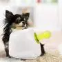 JKQ Mini Size Pet Automatic Ball Launcher Dog Interactive Fetch Toy Dog Tennis Ball Throwing Machine Automatic Pet Tennis Ball Thrower 3pcs Balls (5cm)