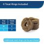PetSafe Busy Buddy Ultra Woofer Treat Ring Dog Toy – Ultra Thick Treat Rings – Large