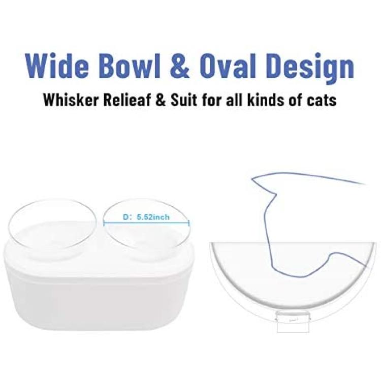 Extra Large Dog Bowl 4500ml Elevated Dog Dish Single Stand, Pet