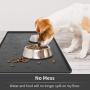 ME.FAN Dog Food Mat[24''x16''] Large Pet Food Mat - Nonslip Silicone Dog Bowl Mat - Washable Dog Feeding Mat for Food and Water, Waterproof Dog Food Mats for Floors