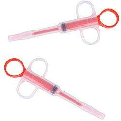 None Branded Pet Medical Feeding Kit Pill Tablet Syringe Dispenser Shooter with Soft Tip for Dog Puppy Cat 2 Pack