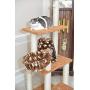 Armarkat A6403 Classic Cat Tree with Basket, 64'', Chocolate