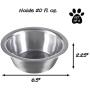 PETMAKER Stainless Steel Hanging Pet Bowls for Dogs and Cats