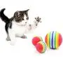 1/5/10 pcs Rainbow Ball Cat Toy Colorful Ball Interactive Pet Kitten Scratch Natural Foam Eva Ball Training Pet Supplies Product