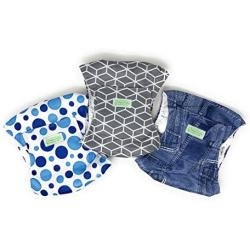 Dr. Judy Morgans Naturally Healthy Pets Washable Male Dog Diaper Belly Band wrap Print Colors (Medium)