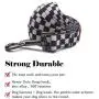 QQPETS Dog Harness Leash Set, Adjustable Vest Durable Heavy Duty Small Medium & Large Dogs Perfect for Walking Running Training Black and White Plaid Pattern QQPETS Dog Harness Leash Set, Adjustable Vest Durable Heavy Duty Small Medium & Large Dogs Perfect for Walking Running Training Black and White Plaid Pattern