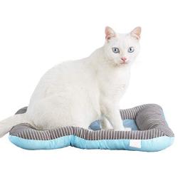 RPGT Pet Cooling Bed Mat Summer Self Cooling Pad Washable Cool Fabric Bed Mat Non-Slip Water Resistant for Dogs & Cats - No Water or Electricity Needed