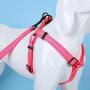 Heavy Duty Quick-Fit Step-in Harness Comfortable, Adjustable Lightweight Breathable and Easy Walker for Small Medium Large Dogs (S (Width:1/2'', Chest:13.8''-21''), Neon Pink)