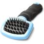 Premium Dog Brush & Curry Grooming Comb very Gentle Soothing and Massaging for Dogs, Cats with Short or Long Hair | Soft Rubber Bristles Shedding/Washing Brush Gently Removes Loose & Shed Fur.