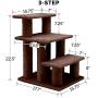 Furhaven Pet - Steady Paws Furniture Assist Multi-Step Dog Stairs for High Beds & Couch for Dogs & Cats - Multiple Heights & Colors