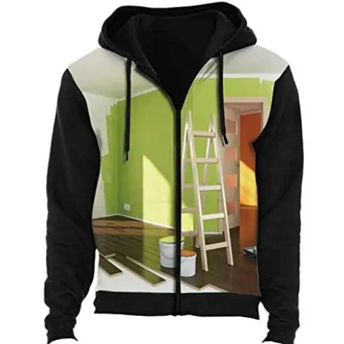 Cat with - Orange Fur Eating Grass Outdoor,Unisex 3D Print Favorable Comment Zip up Sweatsh Cat with - Orange Fur Eating Grass Outdoor,Unisex 3D Print Favorable Comment Zip up Sweatsh
