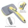 Canple Self-cleaning Slicker Brush for Medium Long Hair Types Dog and Cat, Removes Loose Hair Undercoat Effectively Reduce Mats & Tanglings Grooming Brush Canple Self-cleaning Slicker Brush for Medium Long Hair Types Dog and Cat, Removes Loose Hair Undercoat Effectively Reduce Mats & Tanglings Grooming Brush