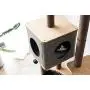 PetPals Three-Level Elevated Cat Tree Condo with Massage & Particle Board, Grey (PP18502) PetPals Three-Level Elevated Cat Tree Condo with Massage & Particle Board, Grey (PP18502)