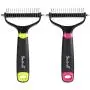Imilive Dog & Cat Grooming Dematting Rake Comb Brush for mat with 2 Sided Undercoat Rake for Easy Mats Remover & Tangle & Knot Removal Easy Pet Grooming Imilive Dog & Cat Grooming Dematting Rake Comb Brush for mat with 2 Sided Undercoat Rake for Easy Mats Remover & Tangle & Knot Removal Easy Pet Grooming