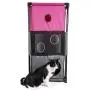Pet Life Kitty-Square Obstacle Soft Folding Sturdy Play-Active Travel Collapsible Travel Pet Cat House Furniture