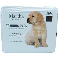 Martha Stewart for Pets Training Pads for All Dogs & Puppies | 23'' x 23'' Puppy Pads, 100Count, 100 Count - 23'' x 23'' (FF10284)