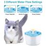 BOBEastal Cat Water Fountain, 1.6L Flower Cat Fountain Healthy Hygienic Fresh Water Fountain for Cats and Small Dogs