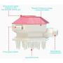 YAOMAISI 3 in 1dog Bath Brush,pet Grooming Massage Shower Head Sprayer,Shampoo Shower Gel Dispenser,Suitable for use in bathrooms and Outdoor Gardens,Dog cat Massage and Grooming