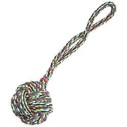 Monkey Fist Knot Rope Dog Toy Ball Handle Fetching Tugging Choose Size & Color