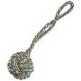 Monkey Fist Knot Rope Dog Toy Ball Handle Fetching Tugging Choose Size & Color