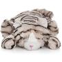 SmartPetLove - Snuggle Kitty - Behavioral Aid Toy for Pets - Tan Tiger