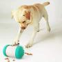 Mekek Interactive Food Treat Ball Bowl Toy Funny Pet Shaking Leakage Food Container Dog Cat Slow Feed Toy Blue