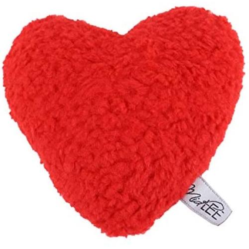 Plush Red Heart Valentines Day Dog Toy (Small)