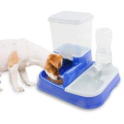 Automatic Pet Dog Cat Food and Water Feeder Set for Dogs Cats Puppy Kitten Auto Food Dispenser Feeding Bowl 5L