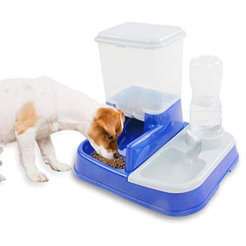 Automatic Pet Dog Cat Food and Water Feeder Set for Dogs Cats Puppy Kitten Auto Food Dispenser Feeding Bowl 5L