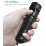 TATTU U1 UV Flashlight Rechargeable 395nm Black Light Torch Blacklight 5W Ultraviolet LED Lamp with Micro USB Charging Cable