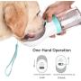 PetiFine Dog Water Bottle-Portable Leak Proof Puppy Water Dispenser with Drinking Feeder for Pets Outdoor Walking, Travel, Hiking, Lightweight & Convenient Water Bottle for Small Medium Large Dogs