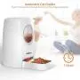 Balimo 6L Automatic Cat Feeder for Dogs and Cats, Automatic Feeder with Food Desiccant Bag, Timer Programmable Feeding, Portion Control 1-4 Meals per Day, 10s Voice Recording for Small Medium Pets Balimo 6L Automatic Cat Feeder for Dogs and Cats, Automatic Feeder with Food Desiccant Bag, Timer Programmable Feeding, Portion Control 1-4 Meals per Day, 10s Voice Recording for Small Medium Pets