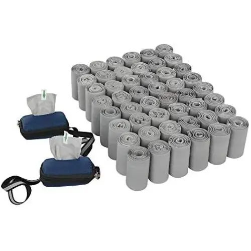 HOMMP 1000 Counts Compostable Biodegradable Poop Bags-Dog Waste Bags, 50 Rolls, Unscented + 2 Dispensers HOMMP 1000 Counts Compostable Biodegradable Poop Bags-Dog Waste Bags, 50 Rolls, Unscented + 2 Dispensers