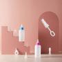 Frienda Pet Feeding Bottle Kit, Squeeze Liquid Cat Nursing Bottle Needle Tubing Kit and Replacement Mini Nipples for Kitten Puppy Small Pet Feeding Tool
