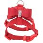 Rhinestone Velvet Chihuahua for Small Cat Dog Walk Out Puppy Dog Harness Pet Supplies Chest Strap Vest(M,red)